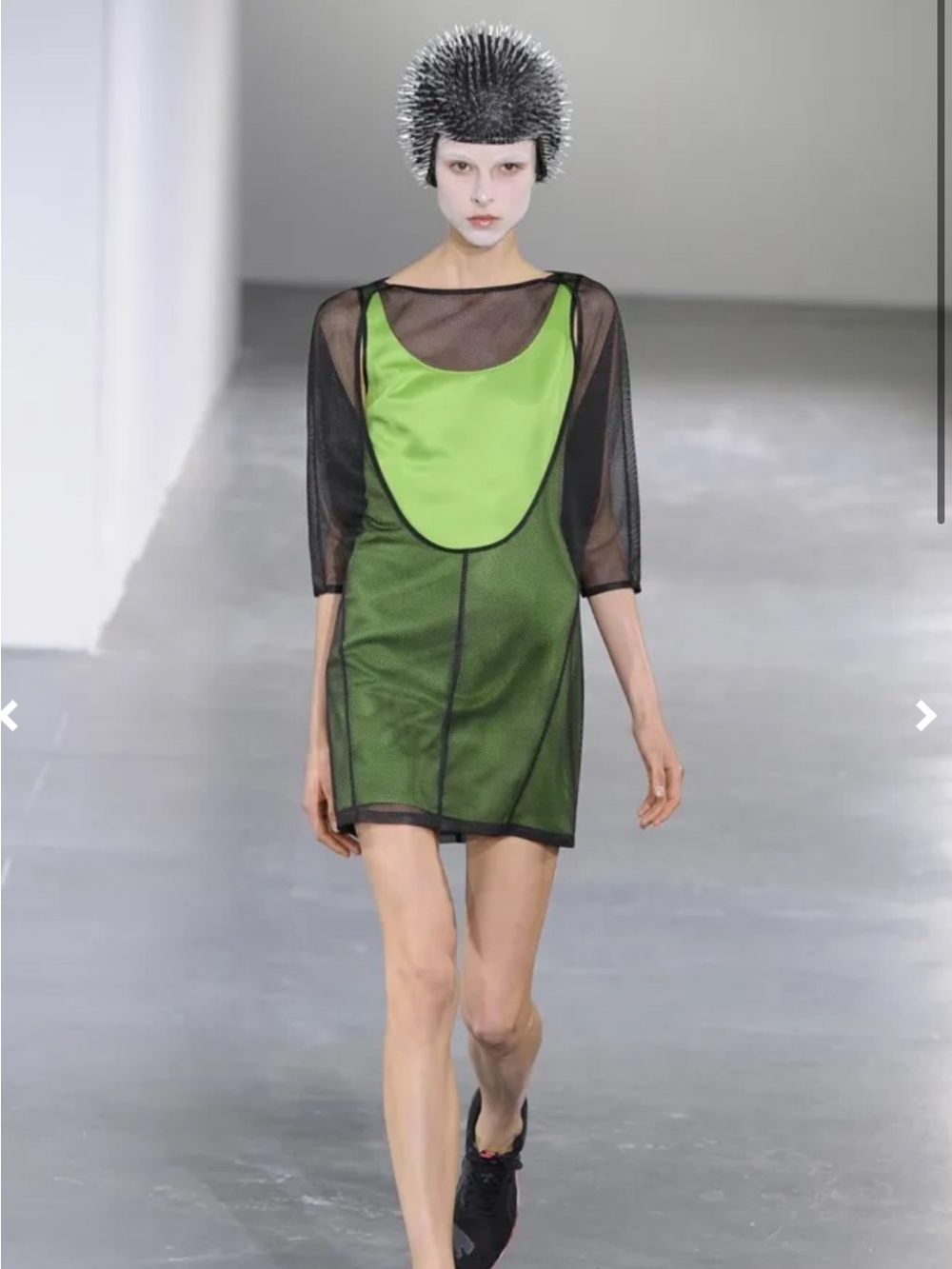 NWT Junya Watanabe Comme Des Garçons Runway Jersey Mesh Dress S/S 13 RTW